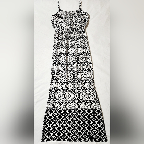 AB Studio Dresses & Skirts - AB Studio Black & White Pattern Maxi Dress Size M